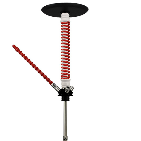 Кальян Mamay Custom V3 №12 Coilovers Белый-Красный  в Красноярске