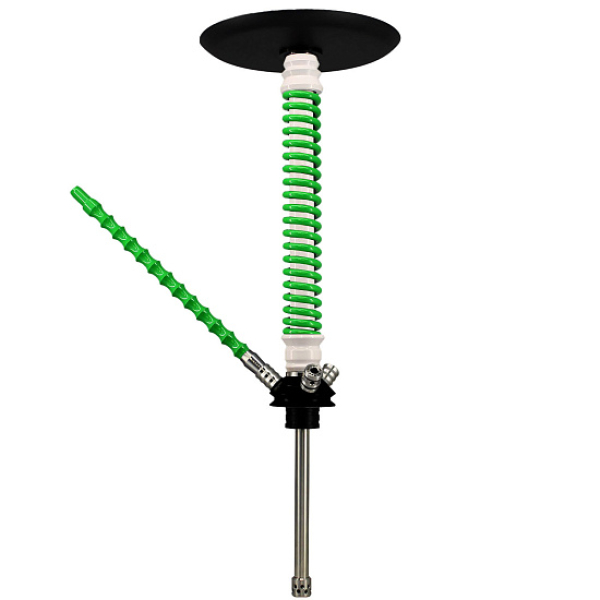 Кальян Mamay Custom V3 №12 Coilovers Белый-Салат  в Красноярске