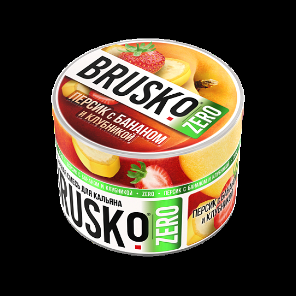 Смесь Brusko Персик С Бананом И Клубникой (Zero)  50 гр в Красноярске