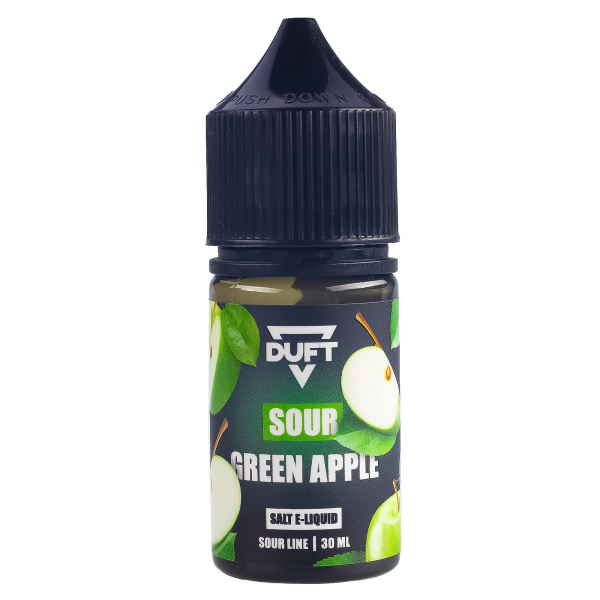 Жидкость Duft Sour Line Salt 20 Green Apple 30 Мл в Красноярске