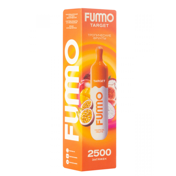 Fummo Target Тропические Фрукты (2500 Затяжек) в Красноярске