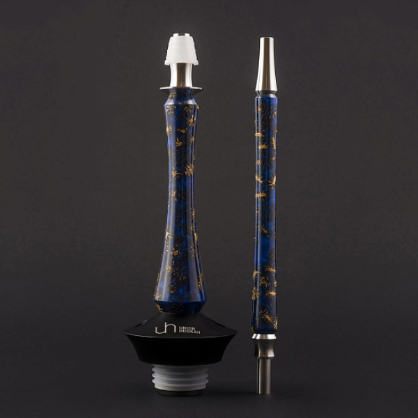 Кальян Union Hookah Sleek Акрил С Шишками Синий  в Красноярске