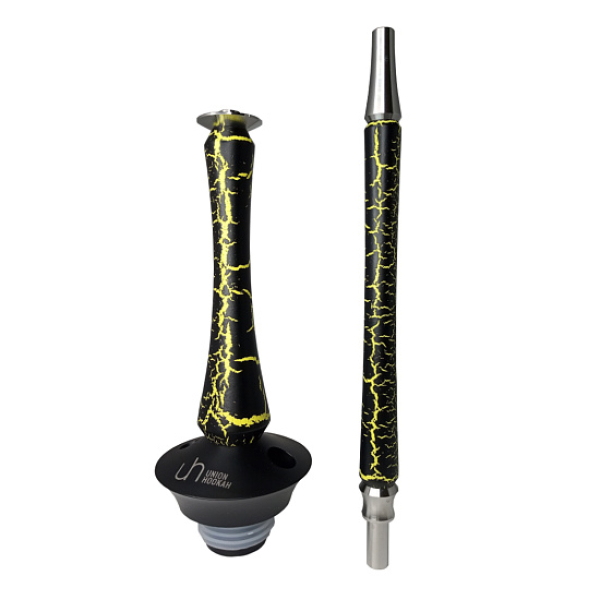 Кальян Union Hookah Sleek Кракле Желтый  в Красноярске