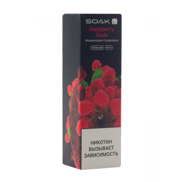 Жидкость Soak Raspberry Soda 10 Мл 2 Мг в Красноярске