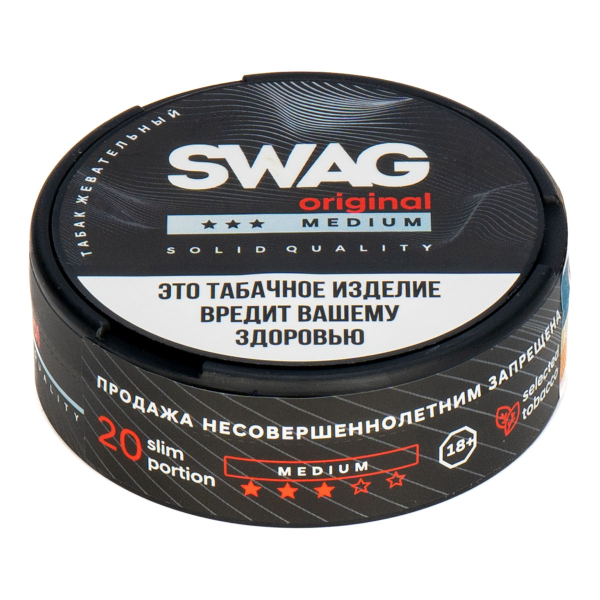 Жевательный табак Swag Medium Original 10 грамм в Красноярске