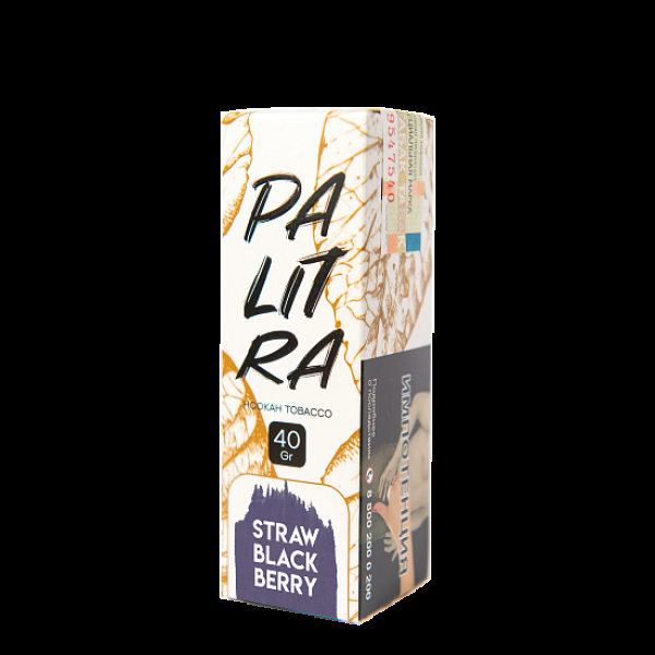Табак Palitra Straw Black Berry (Земляника Ежевика)  40 грамм в Красноярске