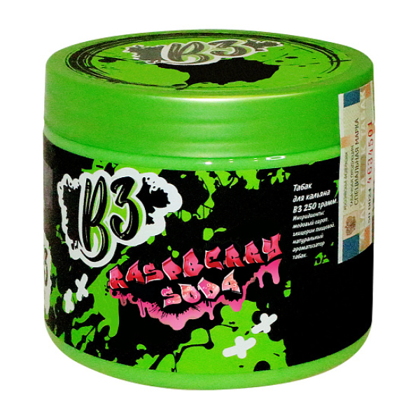 Табак B3 Raspberry Soda  250 грамм в Красноярске