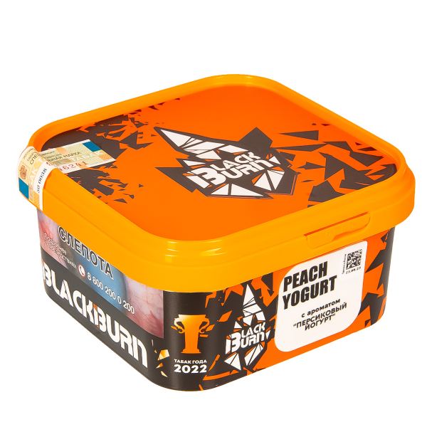 Табак Burn Black Peach Yogurt  200 грамм в Красноярске