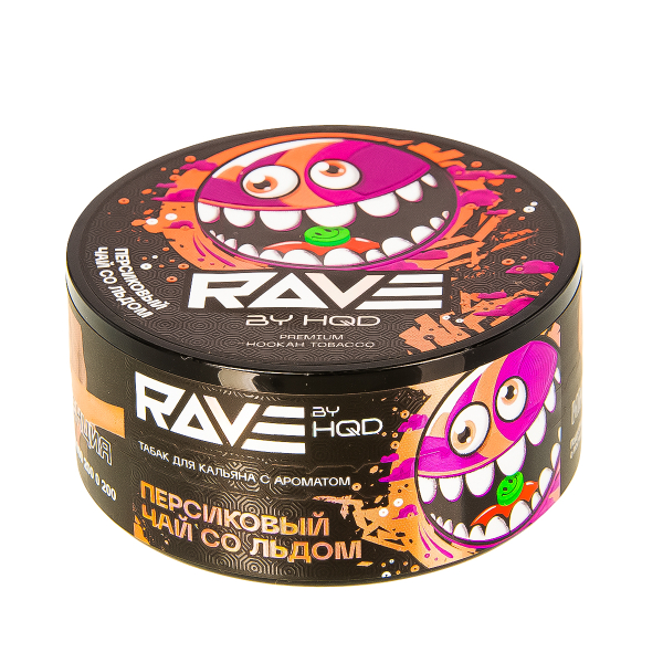 Табак Rave By Hqd Персиковый Чай Со Льдом  25 грамм в Красноярске