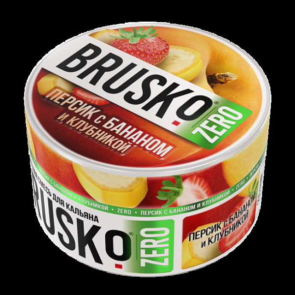 Смесь Brusko Персик С Бананом И Клубникой (Zero)  250 гр в Красноярске
