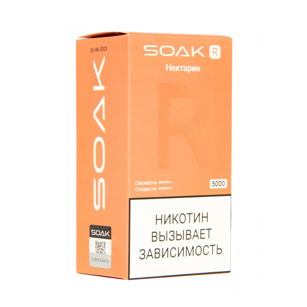 Soak R Нектарин 5000 Затяжек в Красноярске