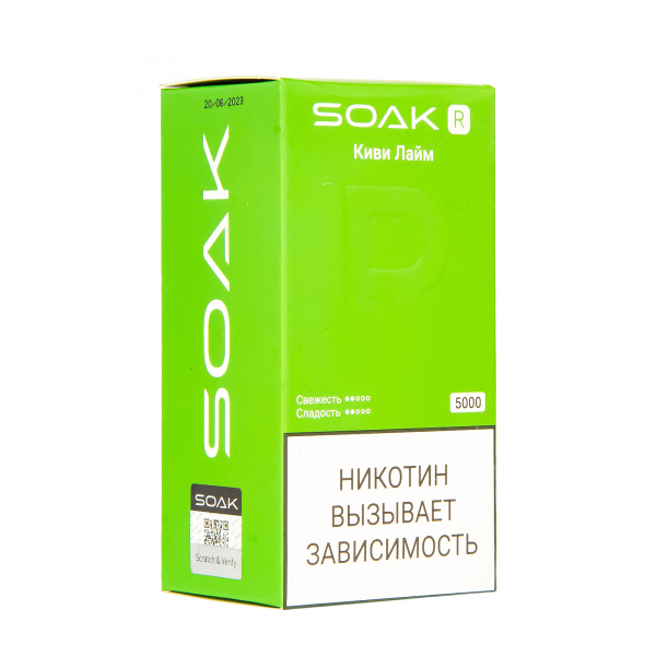 Soak R Киви Лайм 5000 Затяжек в Красноярске