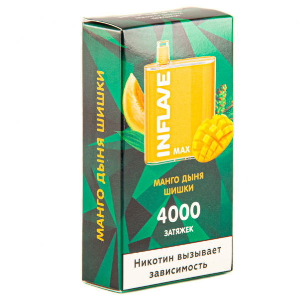 Inflave Max Манго-Дыня-Шишки (4000 Затяжек) в Красноярске