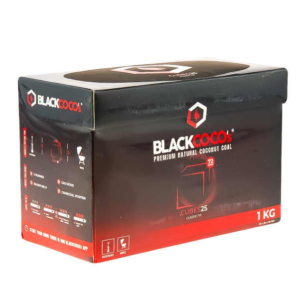 Уголь Blackcoco’s Кокосовый 72 Шт (25 Мм) в Красноярске