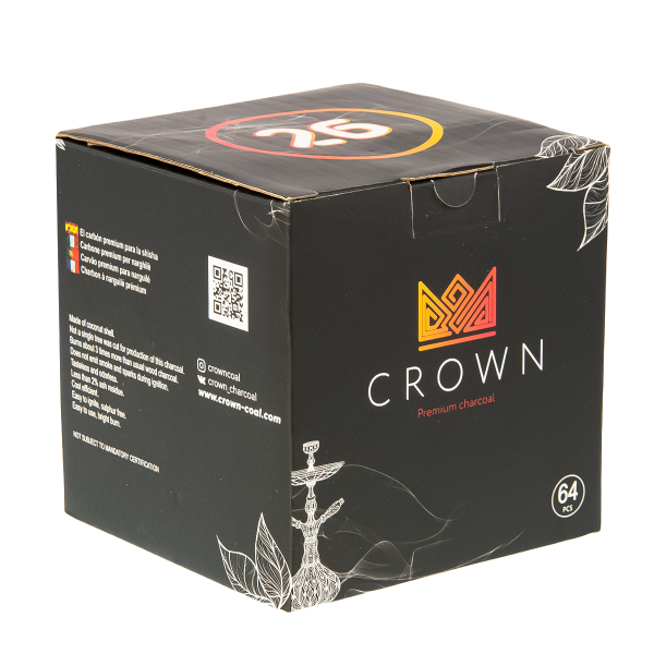 Уголь Crown Кокосовый 64 Шт (26 Мм) в Красноярске