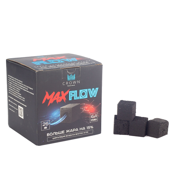 Уголь Crown Maxflow Кокосовый 64 Шт (26 Мм) в Красноярске