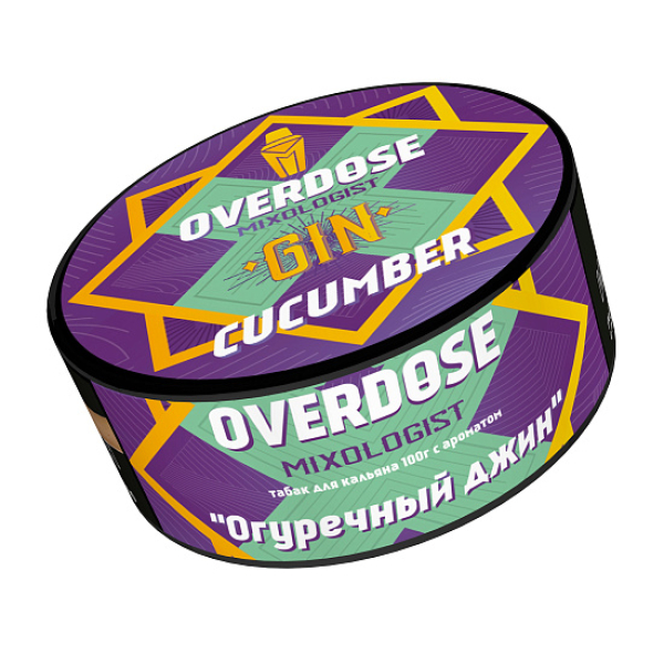 Табак Overdose Gin Cucumber  100 грамм в Красноярске