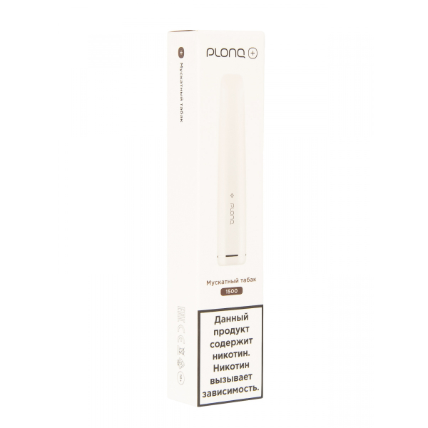 Plonq Plus Мускатный Табак (1500 Затяжек) 20 Мг в Красноярске