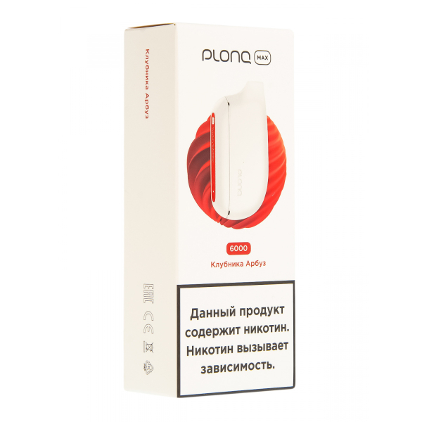Plonq Max Клубника Арбуз (6000 Затяжек) 20 Мг в Красноярске