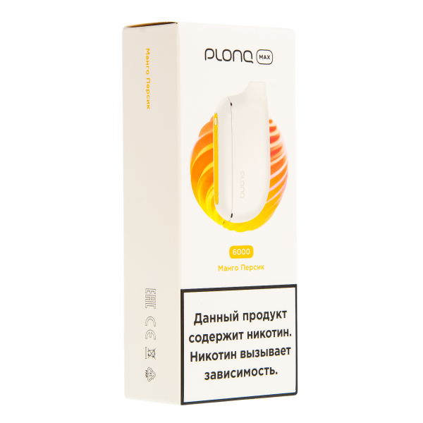 Plonq Max Манго Персик (6000 Затяжек) 20 Мг в Красноярске