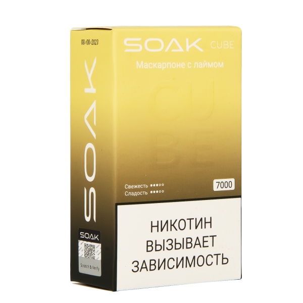 Soak Cube Маскарпоне С Лаймом 7000 Затяжек в Красноярске
