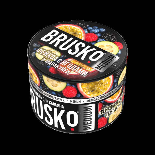Смесь Brusko Medium Фейхоа С Ягодами И Маракуйей  50 гр в Красноярске