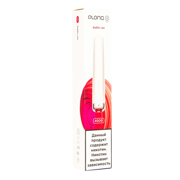 Plonq Plus Pro Баббл Гам (4000 Затяжек) 20 Мг в Красноярске