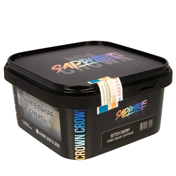 Табак Sapphire Crown Bitter Cherry  200 грамм в Красноярске