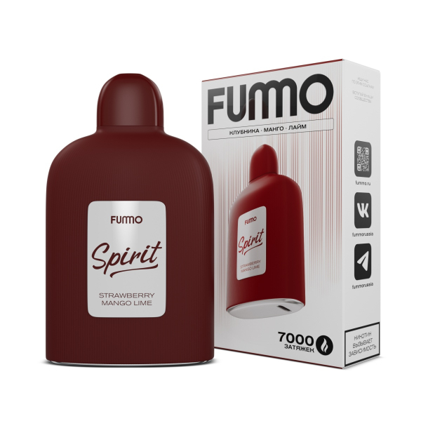 Электронка Fummo Spirit Клубника Манго Лайм  в Красноярске