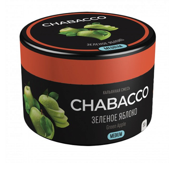 Смесь Chabacco Green Apple    Medium 50 гр в Красноярске