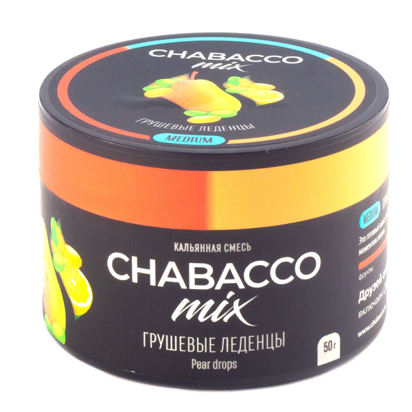 Смесь Chabacco Mix Pear Drops   Medium 50 гр в Красноярске