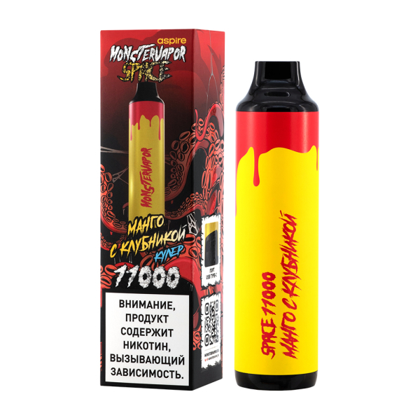 Электронка Monstervapor Space Манго И Клубника (11000 Затяжек) в Красноярске