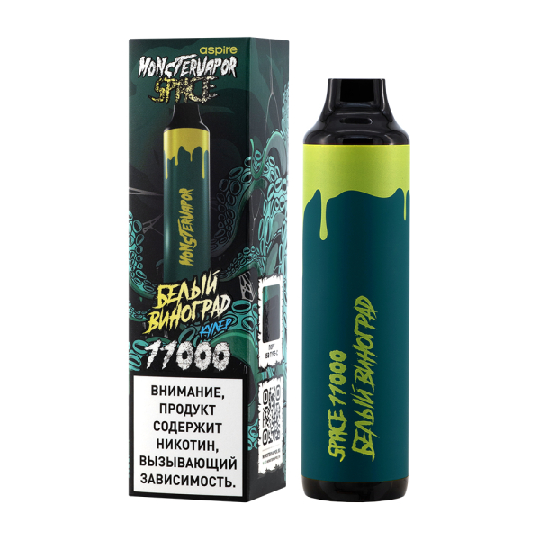 Электронка Monstervapor Space Белый Виноград (11000 Затяжек) в Красноярске