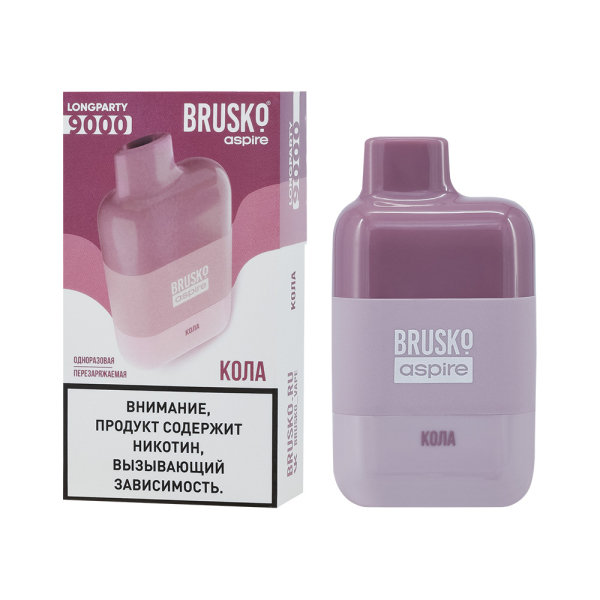 Электронка Brusko Longparty Кола (9000 Затяжек) в Красноярске