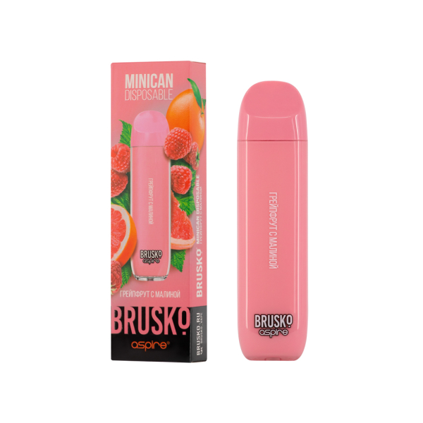 Электронка Brusko Minican Грейпфрут С Малиной (1500 Затяжек) в Красноярске