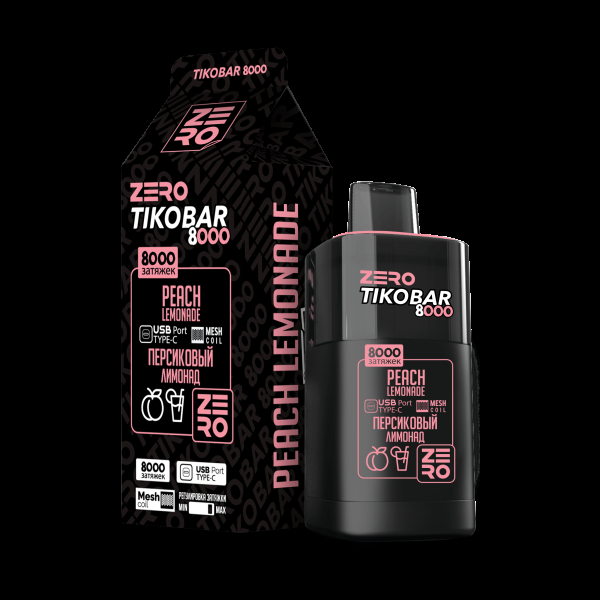 Электронка Tikobar Zero Персиковый Лимонад 8000 Затяжек в Красноярске