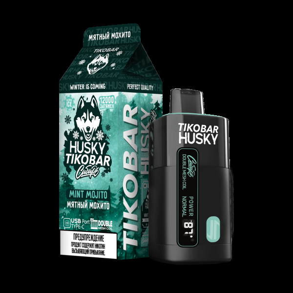 Электронка Tikobar Husky Сибирь Мятный Мохито 12000 Затяжек в Красноярске