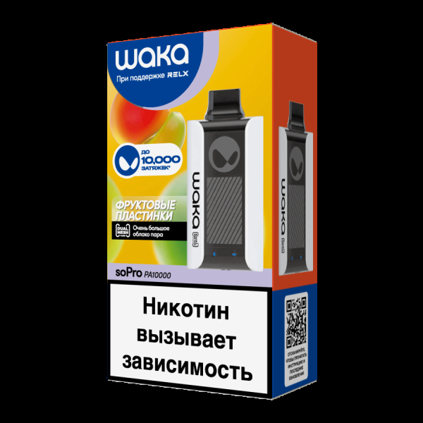 Электронка Waka Фруктовые Пластинки(10000 Затяжек) в Красноярске