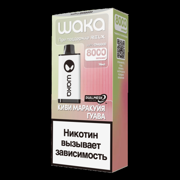 Электронка Waka Киви Маракуйя Гуава (8000 Затяжек) в Красноярске