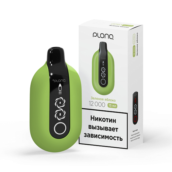 Электронка Plonq Ultra 12000 Зелёное Яблоко в Красноярске