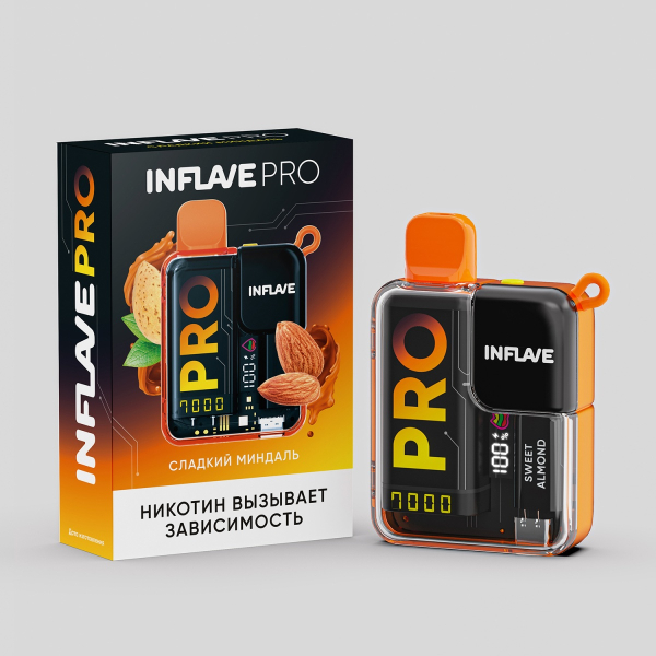 Электронка Inflave Pro Сладкий Мендаль (7000 Затяжек) в Красноярске