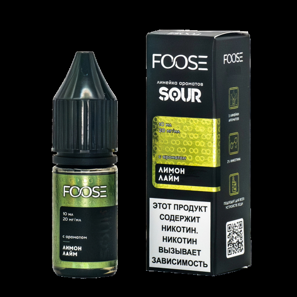 Жидкость Foose Sour Лимон Лайм 10 Мл в Красноярске