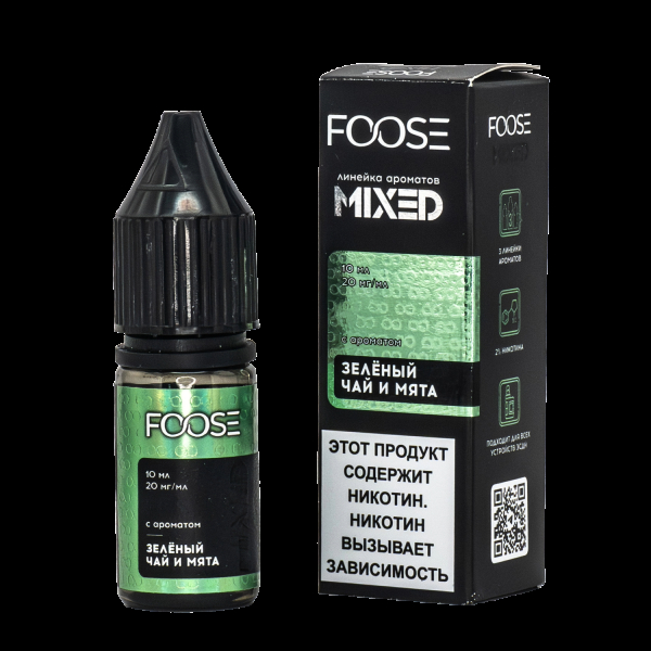 Жидкость Foose Mixed Зеленый Чай И Мята 10 Мл в Красноярске