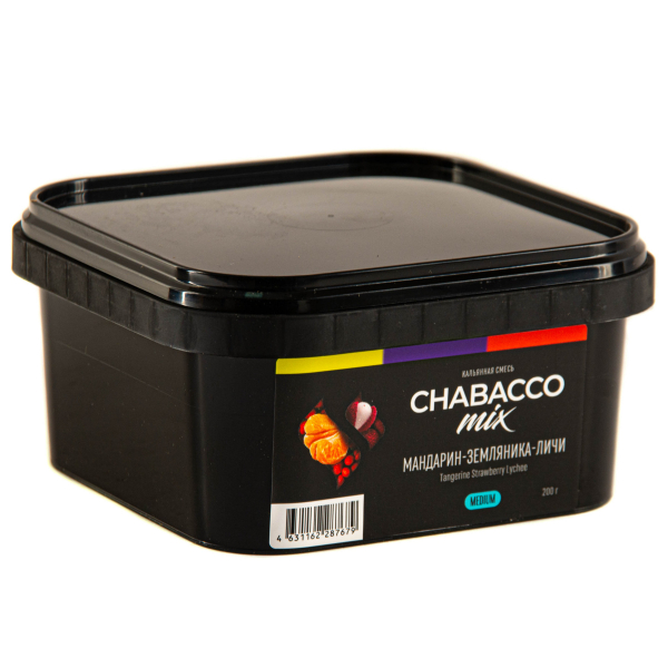 Смесь Chabacco Mix Medium Tangerine Strawberry Lychee  200 гр в Красноярске