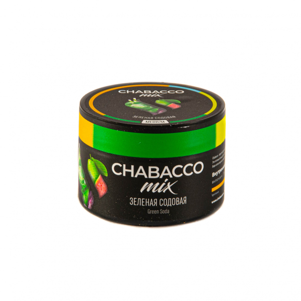 Смесь Chabacco Mix Medium Green Soda  50 гр в Красноярске