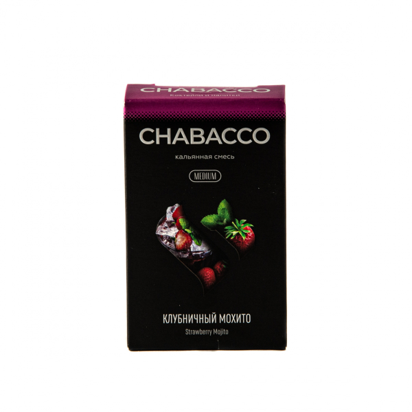 Смесь Chabacco Mix Medium Strawberry Mojito  50 гр в Красноярске
