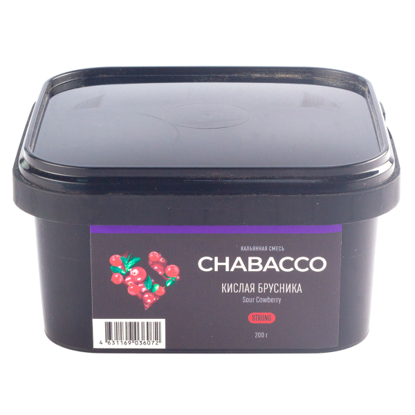Смесь Chabacco Strong Sour Cowberry  200 гр в Красноярске
