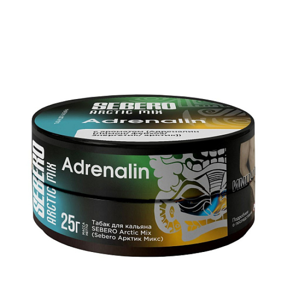 Табак Sebero Arctic Mix Adrenalin  25 грамм в Красноярске