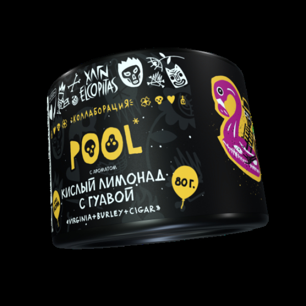 Табак  Хулиган Pool (Кислый Лимонад С Гуавой)  80 грамм в Красноярске