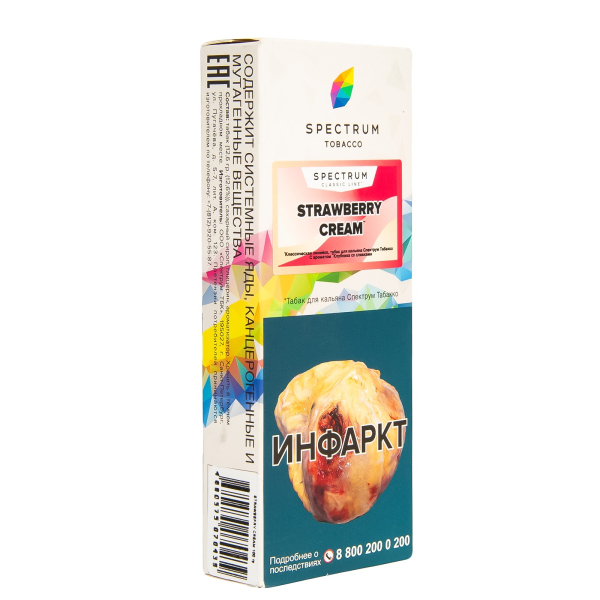 Табак Spectrum Strawberry Cream  100 гр в Красноярске
